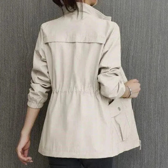 Kay | Lightweight Waterproof Plus Size Trench Coat