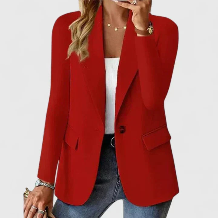 Women's Blazer with Tailored Fit and Classic Design