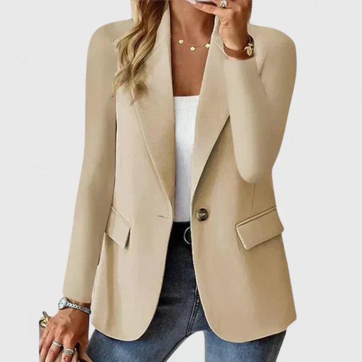 Women's Blazer with Tailored Fit and Classic Design