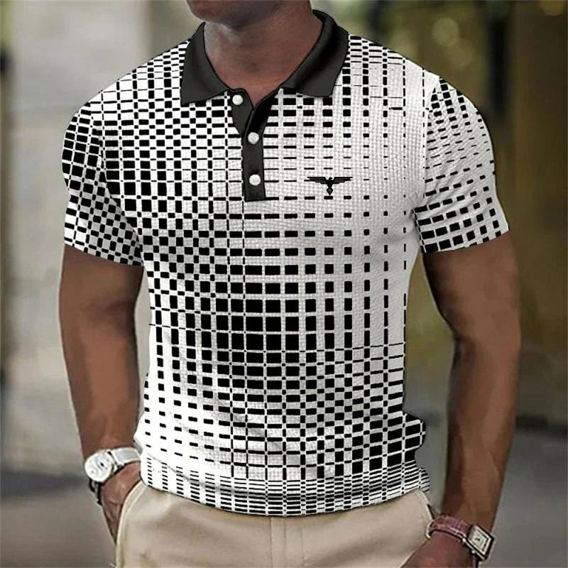 Men's Short Sleeve Stretch Polo Shirt