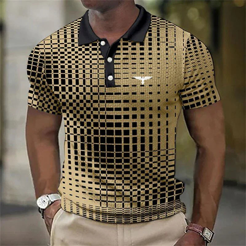 Men's Short Sleeve Stretch Polo Shirt