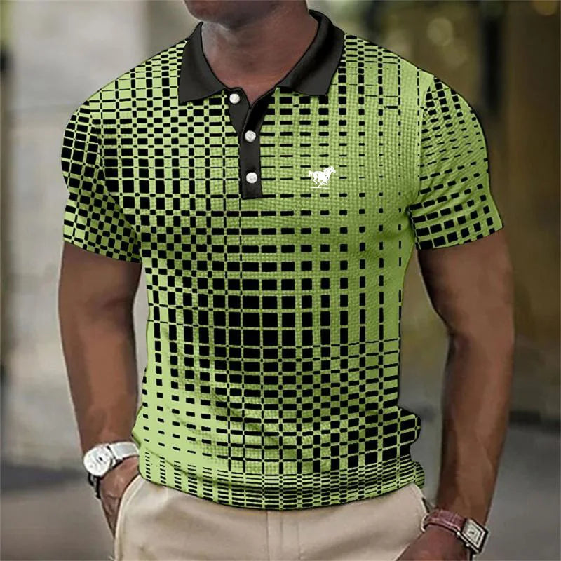 Men's Short Sleeve Stretch Polo Shirt