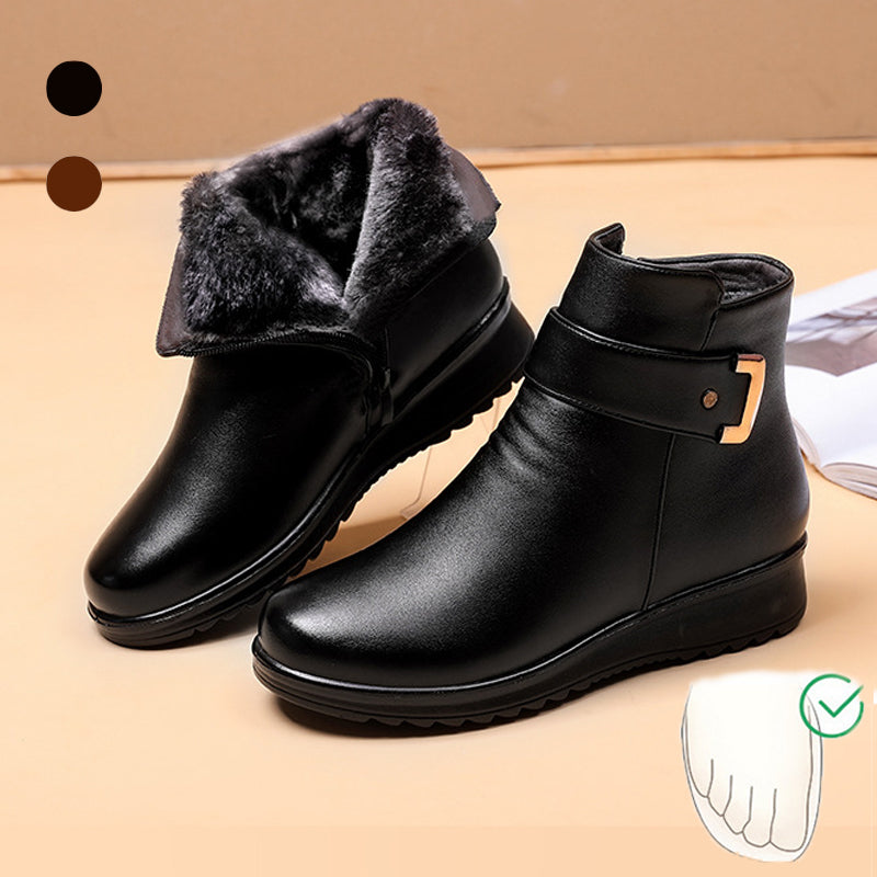 Marcelina | Buckle Strap Ankle Boots