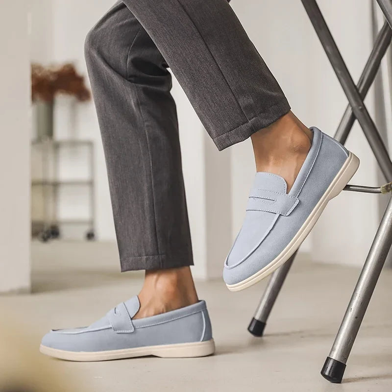 Elio Bay Suede Loafers