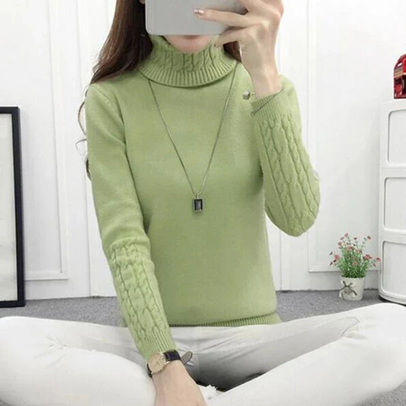 Sorella Ribbed Turtleneck Sweater