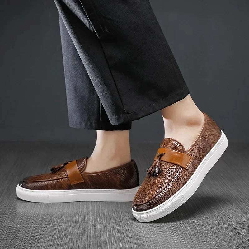 Vandro Leather Loafers