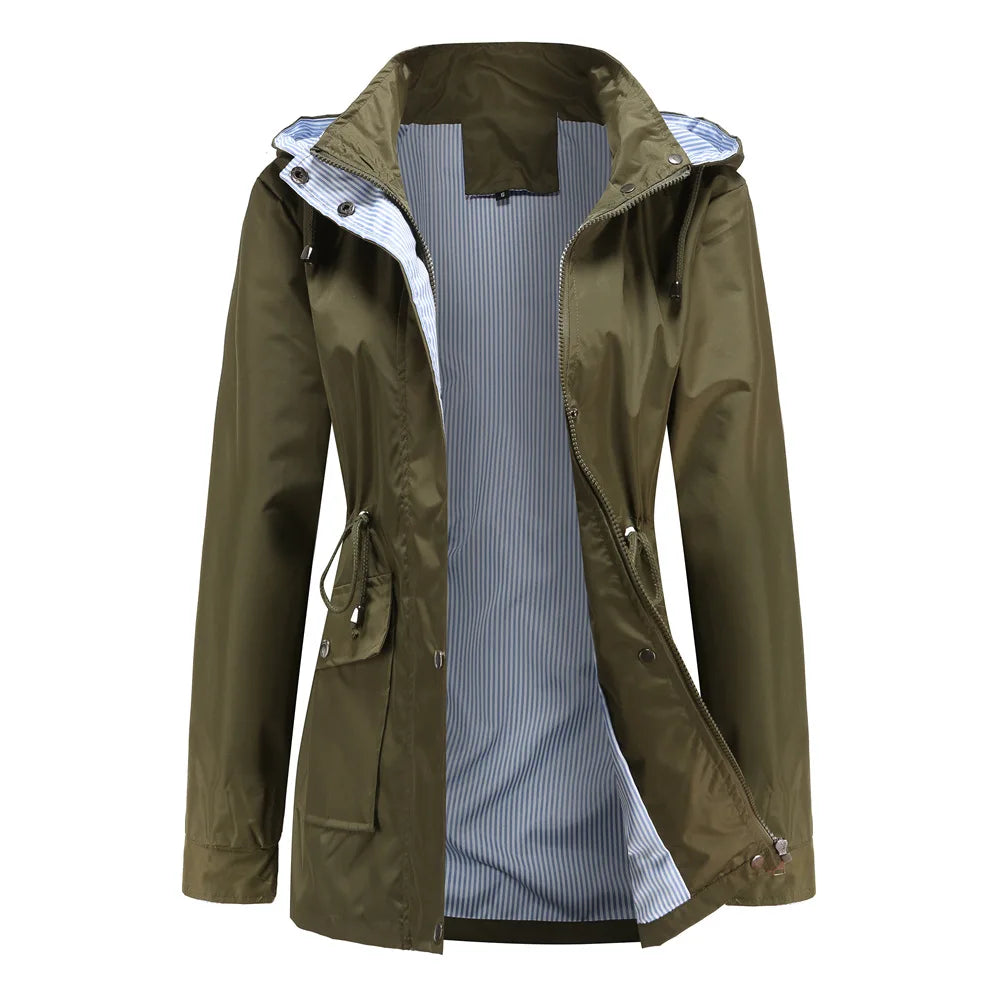 Alaric Hooded Trench Coat