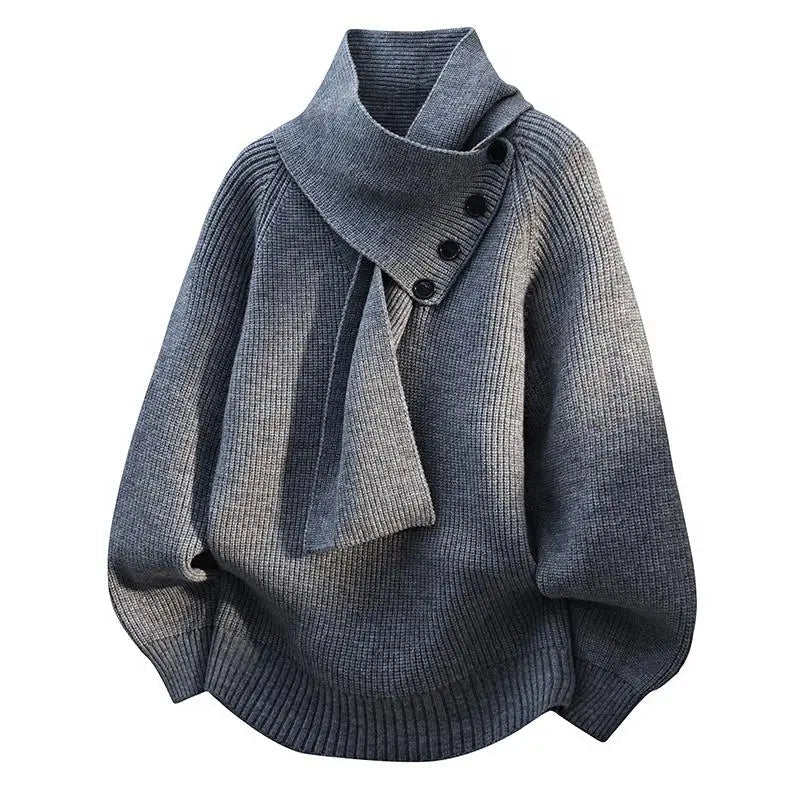 Kalliope | Scarf-Neck Sweater