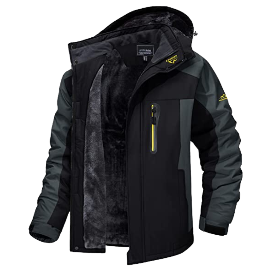 INSULATED HOODED WINTER JACKET FOR MEN