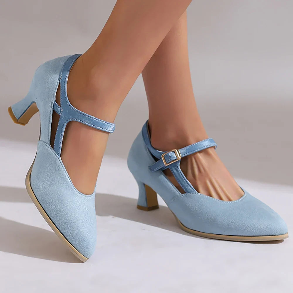 Eleanor Suede Heels