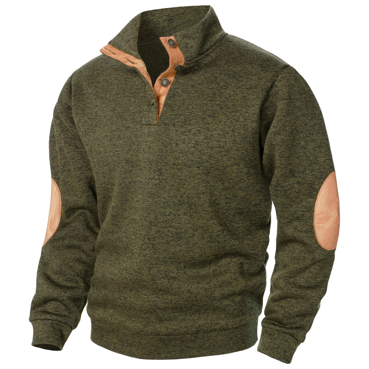 BUTTON-IN KNIT SWEATER FOR MEN