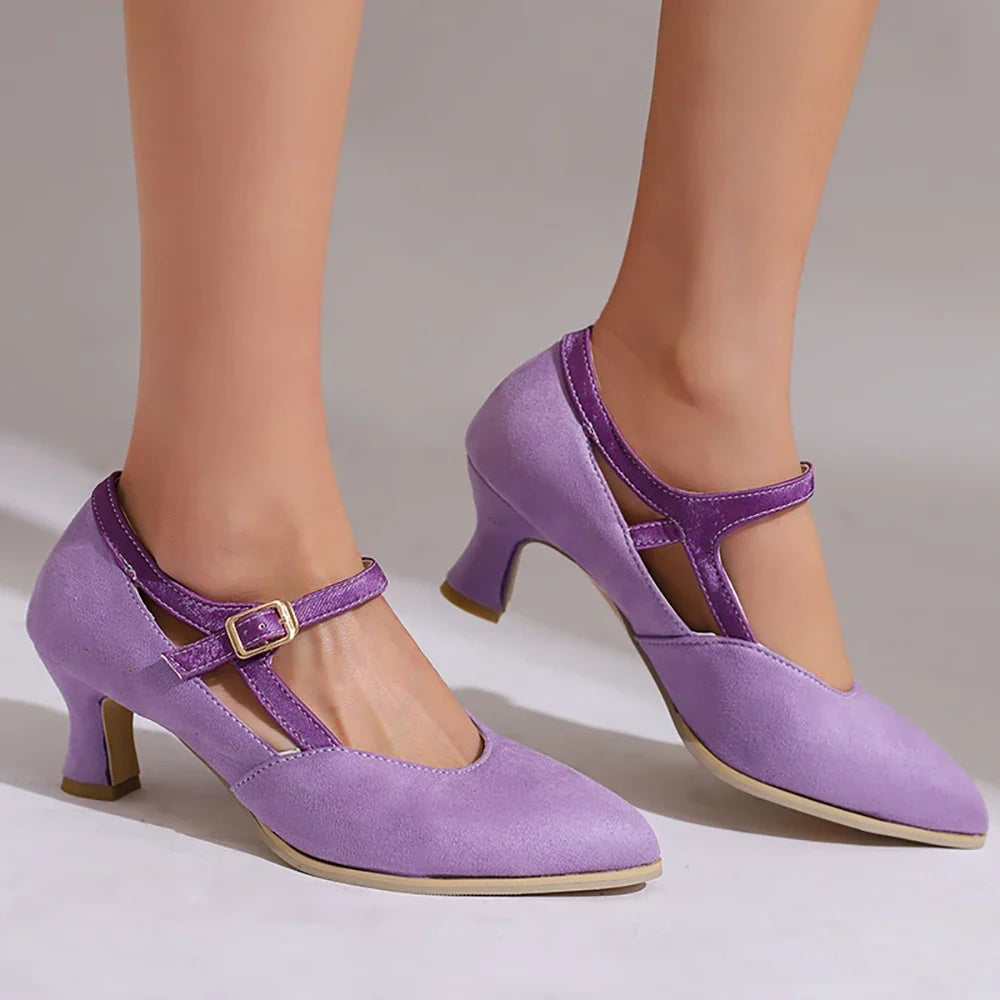 Eleanor Suede Heels