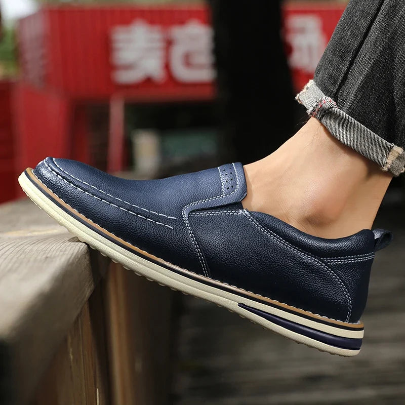 Savino Leather Loafers