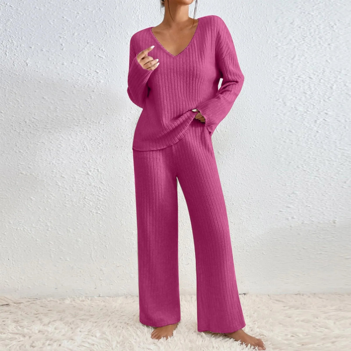 Arden | Knit Two Piece Lounge Set