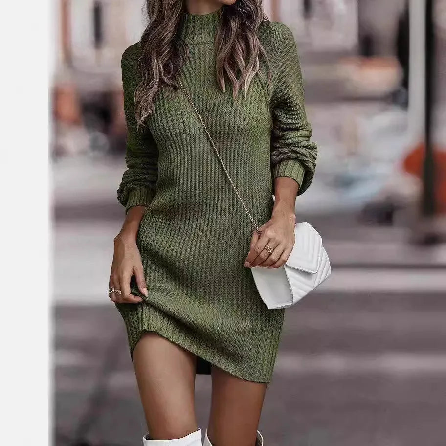 Elarine Knit Sweater Dress