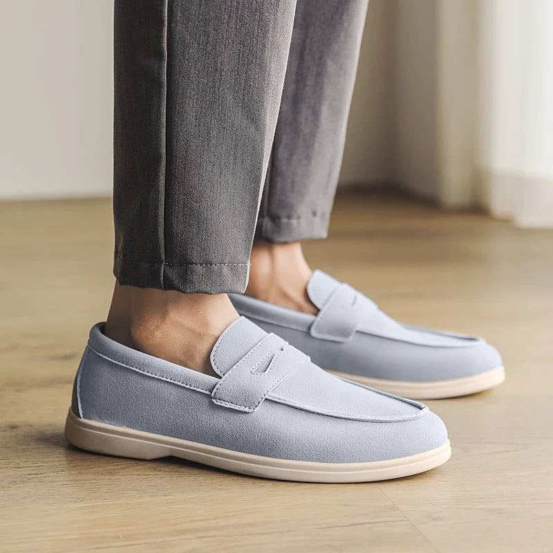 Elio Bay Suede Loafers