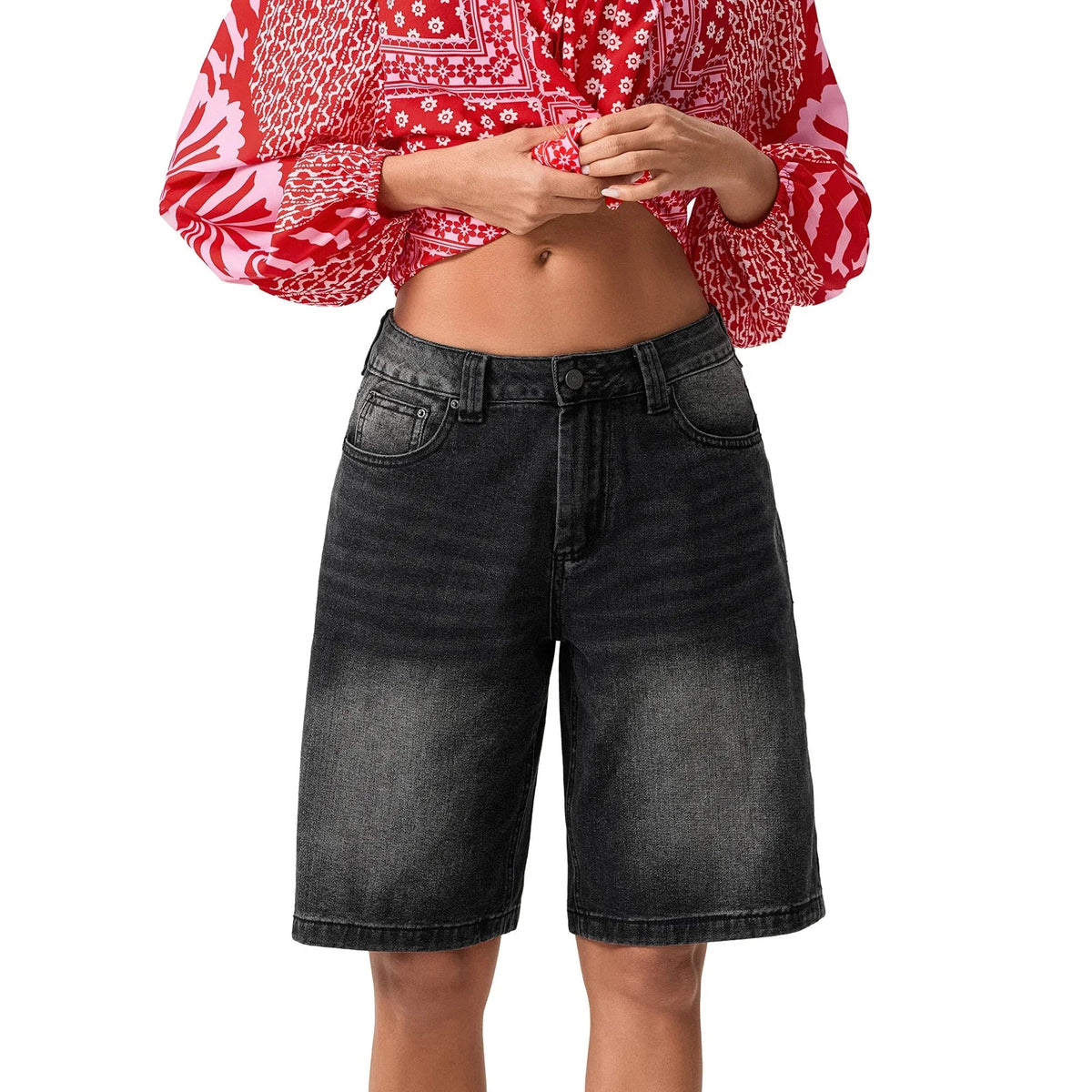 90's Low Rise Jean Shorts