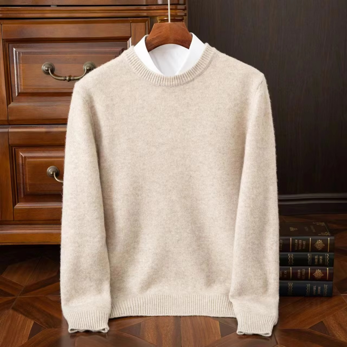 Men's Cashmere Blend Oversized Knit Jumper