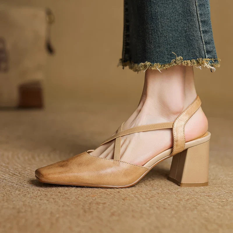 Blaire Leather Heels