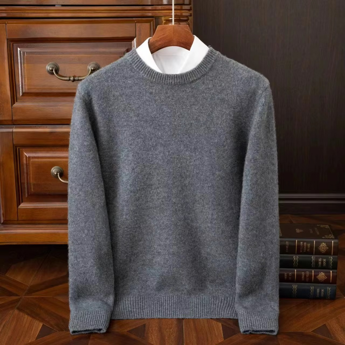 Men's Cashmere Blend Oversized Knit Jumper
