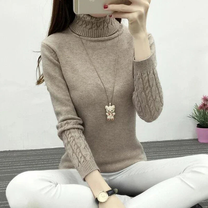 Sorella Ribbed Turtleneck Sweater