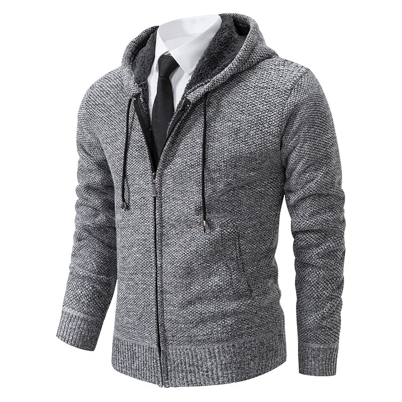 FLEECE ZIP CARDIGAN