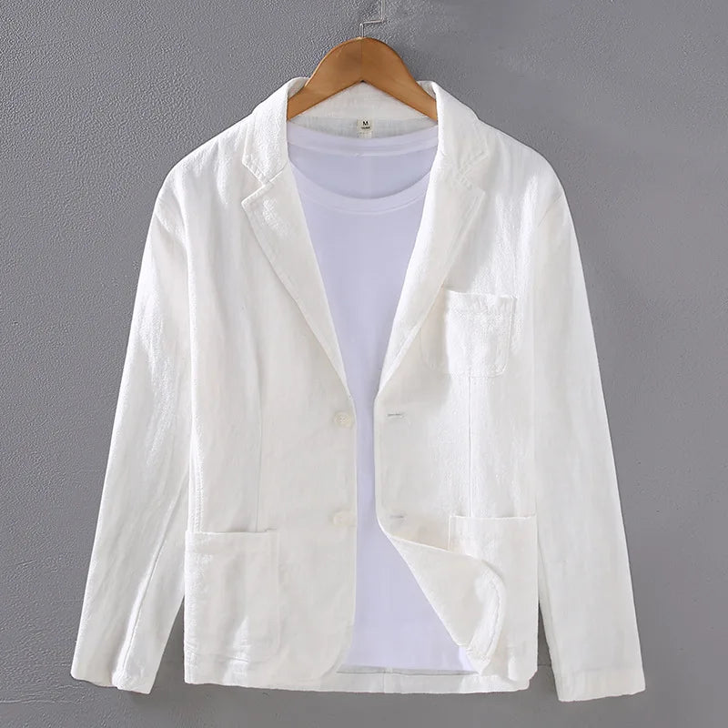 Renzo Cotton-Linen Blazer