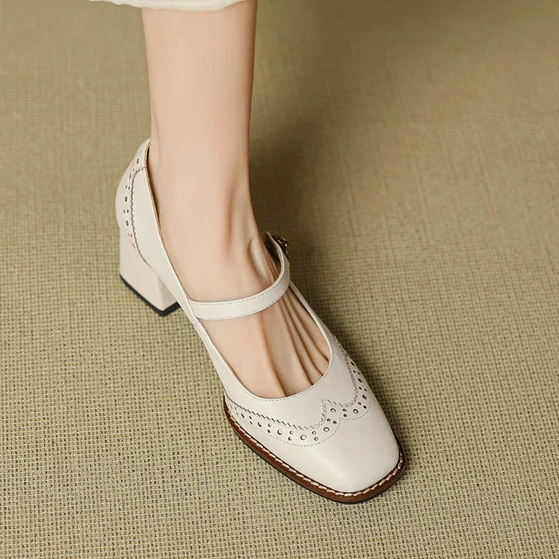 Messina Leather Heels