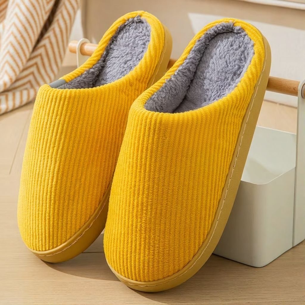 Women's Plush Memory Foam Slippers | Non-Slip Indoor House Shoes