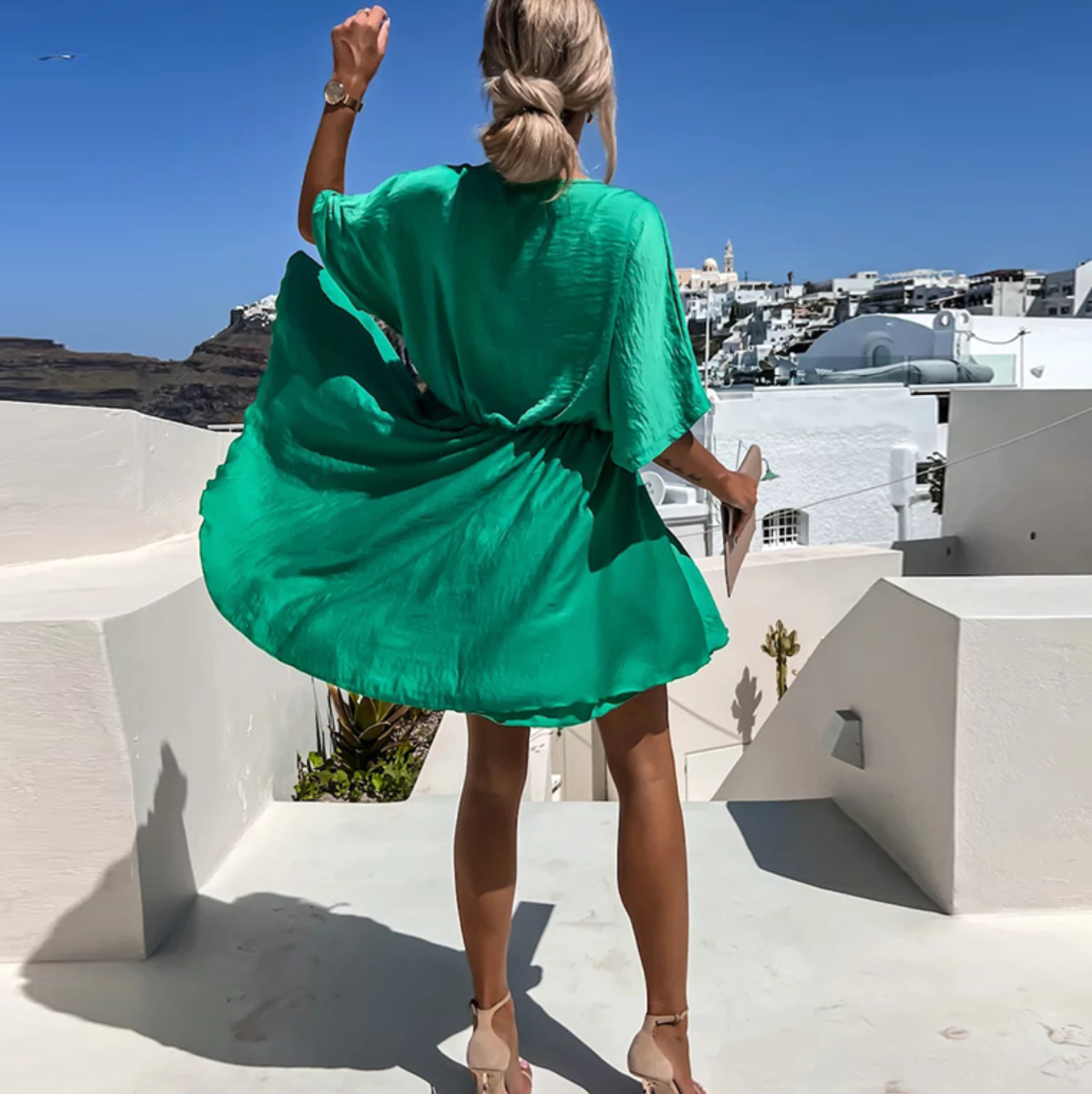 Women's Sleeveless Mini Dress | Streamlined Short-Length Silhouette, Smooth Relaxed Everyday Fit | Multiple Colors