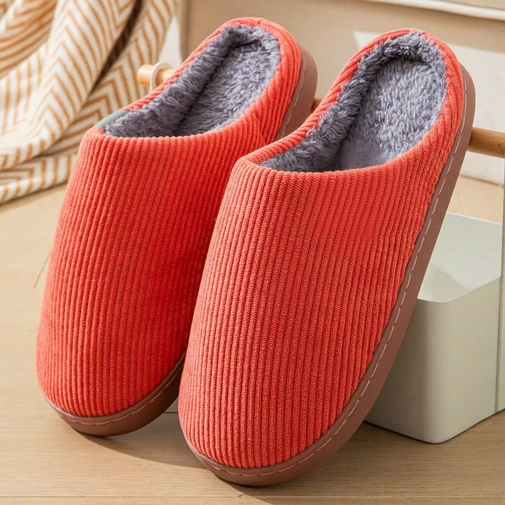 Women's Plush Memory Foam Slippers | Non-Slip Indoor House Shoes