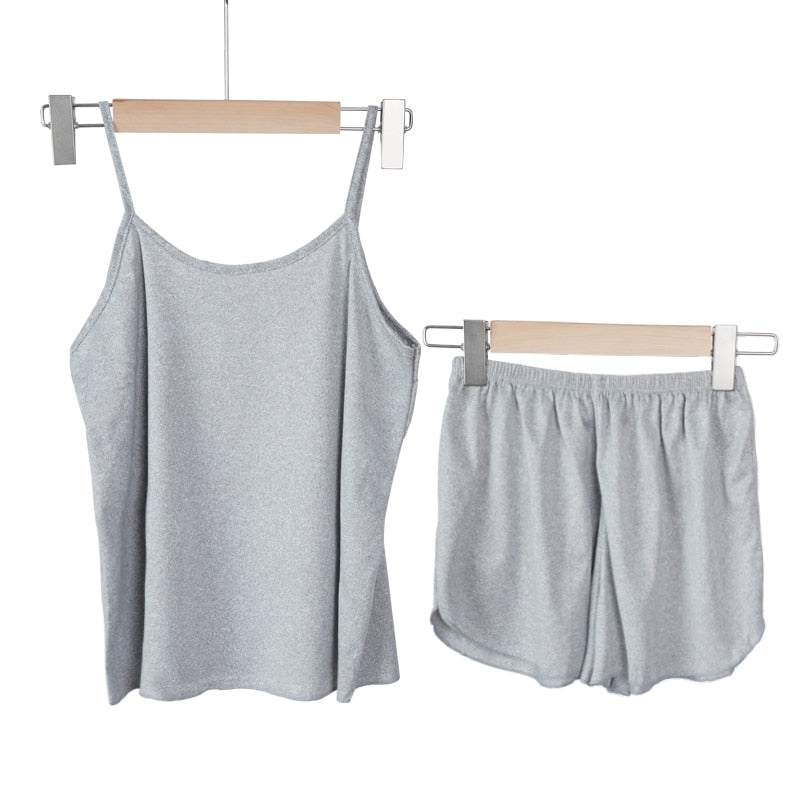 Women’s Cami Top & Shorts Pyjama Set