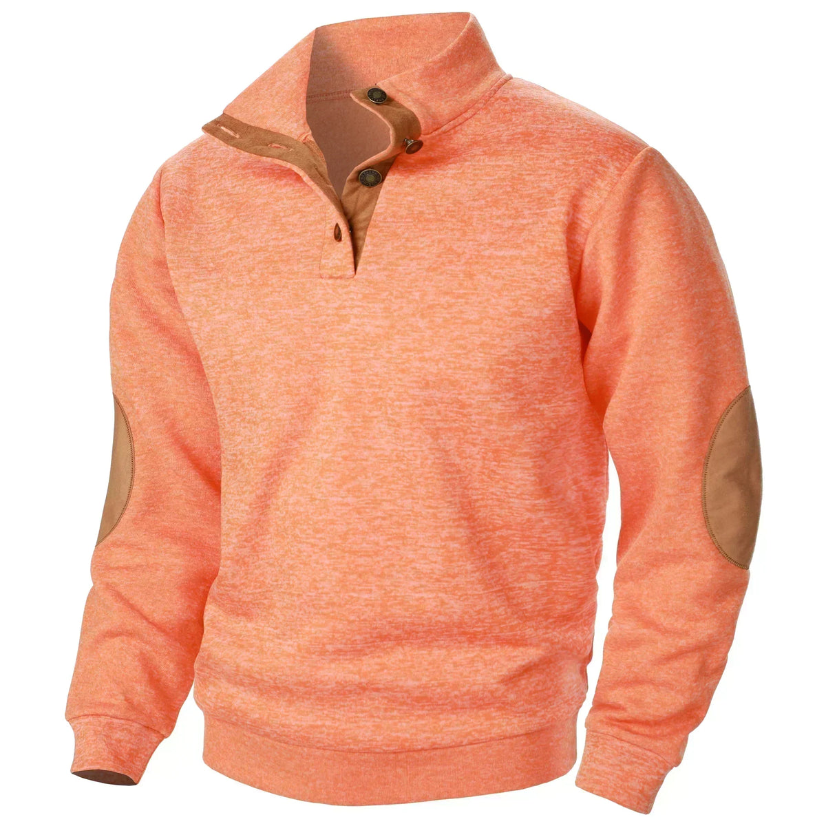Men's Half-Zip Jumper with Contrast Trim