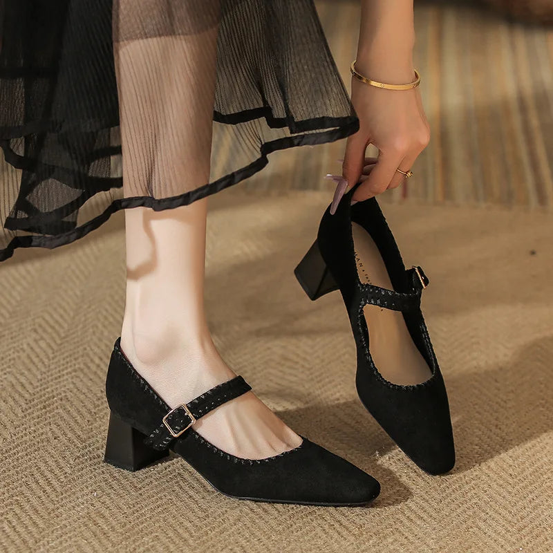 Capri Suede Heels