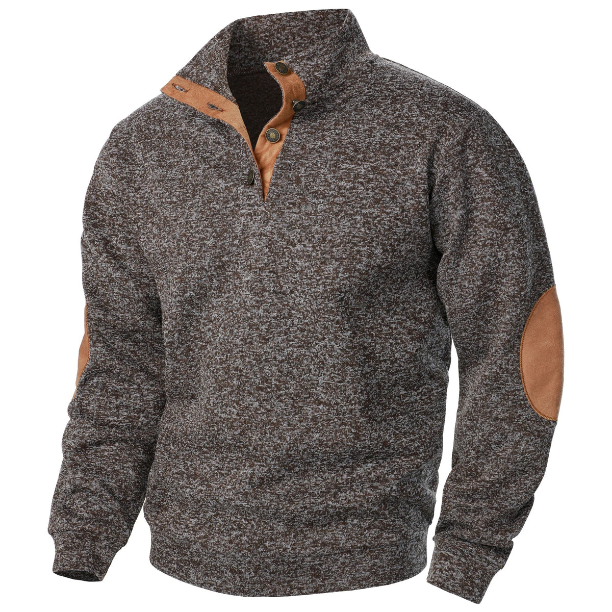 BUTTON-IN KNIT SWEATER FOR MEN
