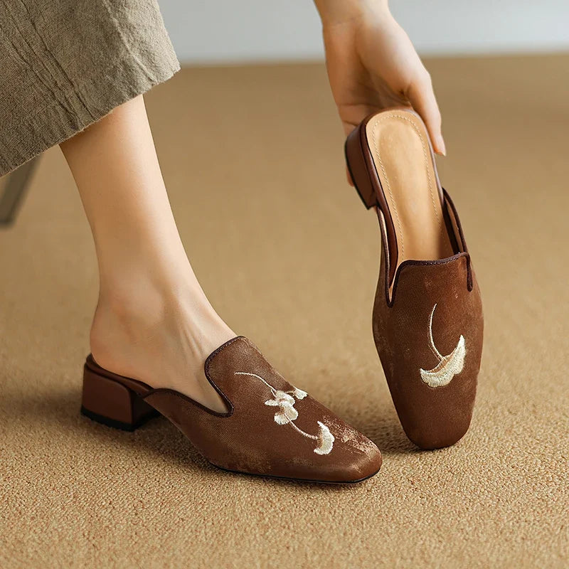 Florina Velvet Mules
