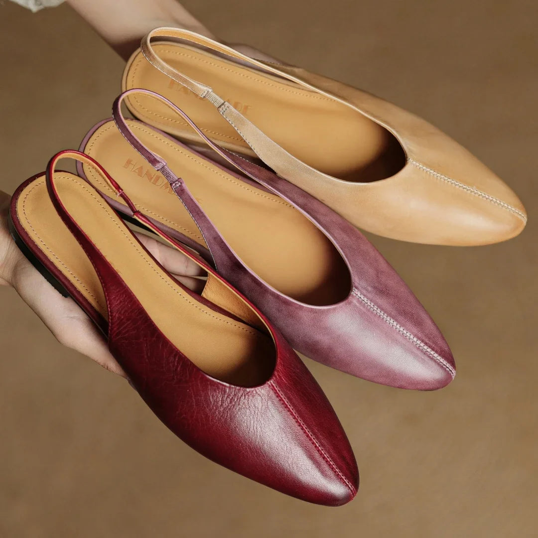 Juliet Genuine Leather Flats