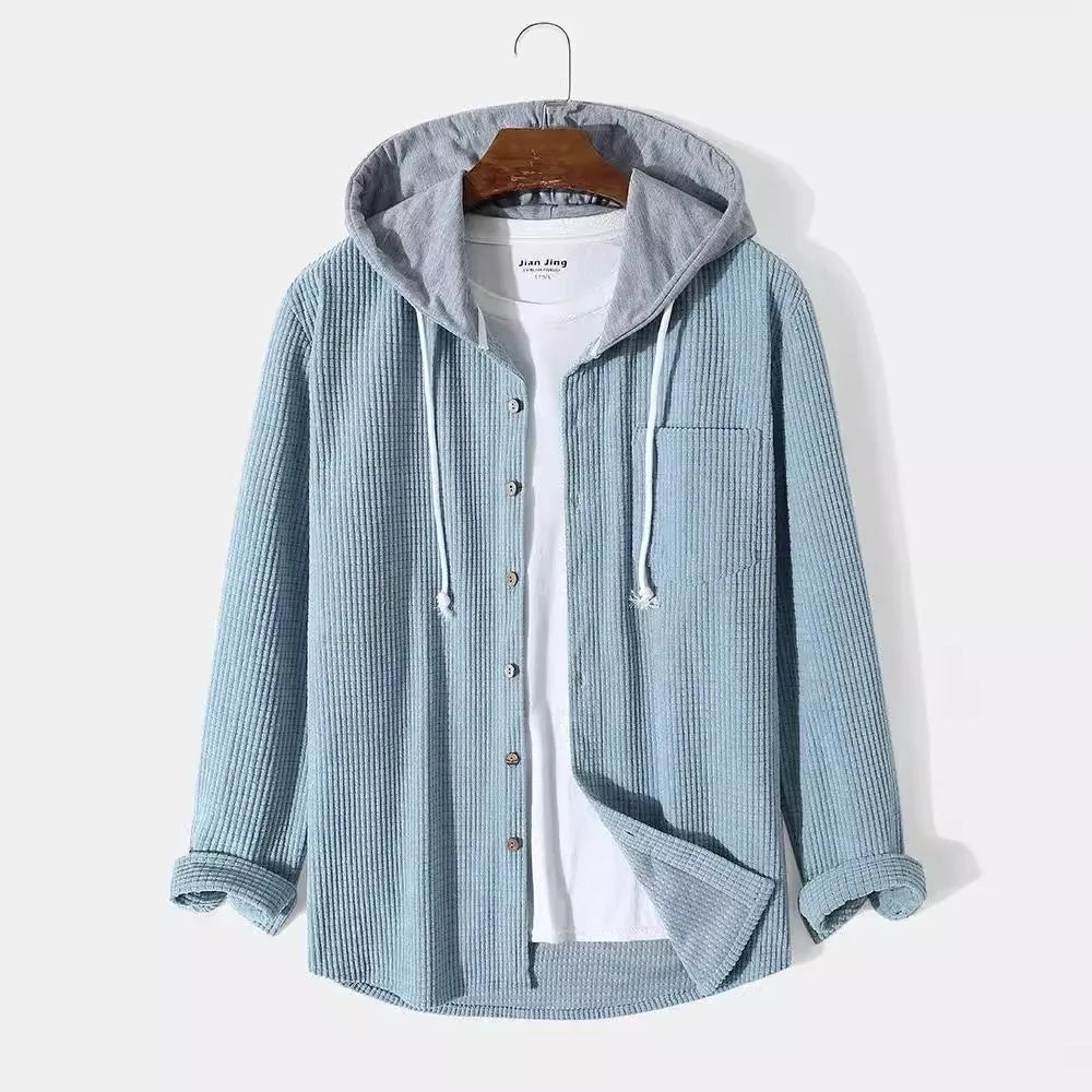 Mason Corduroy Hooded Shirt