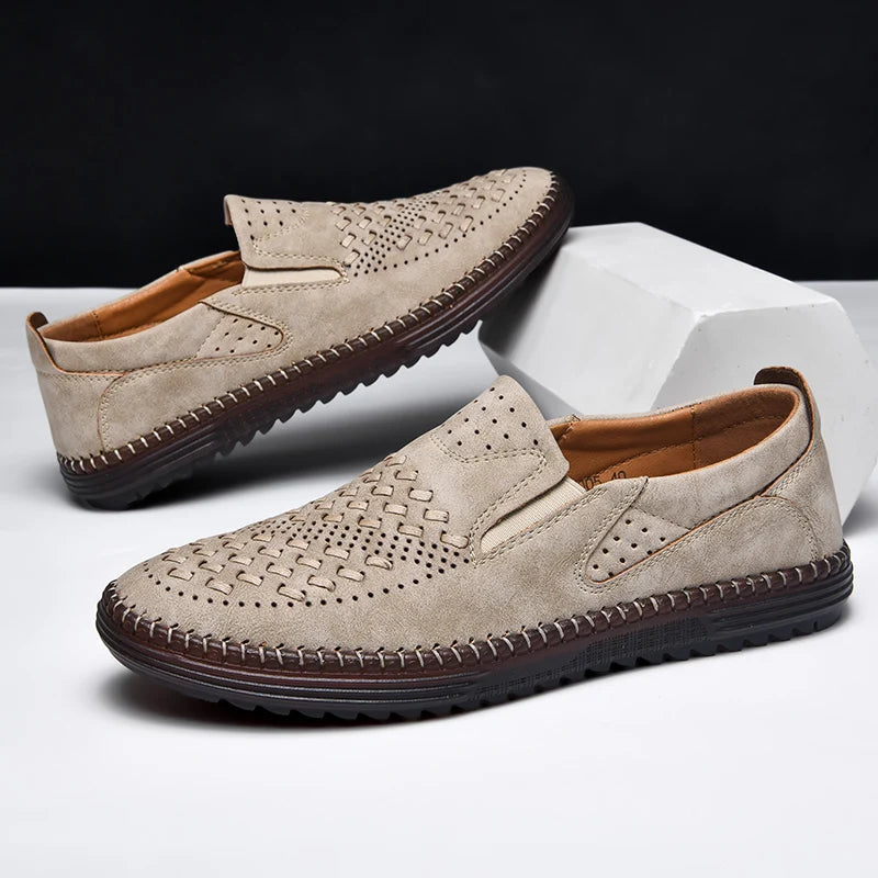 Torino Faux Leather Loafers