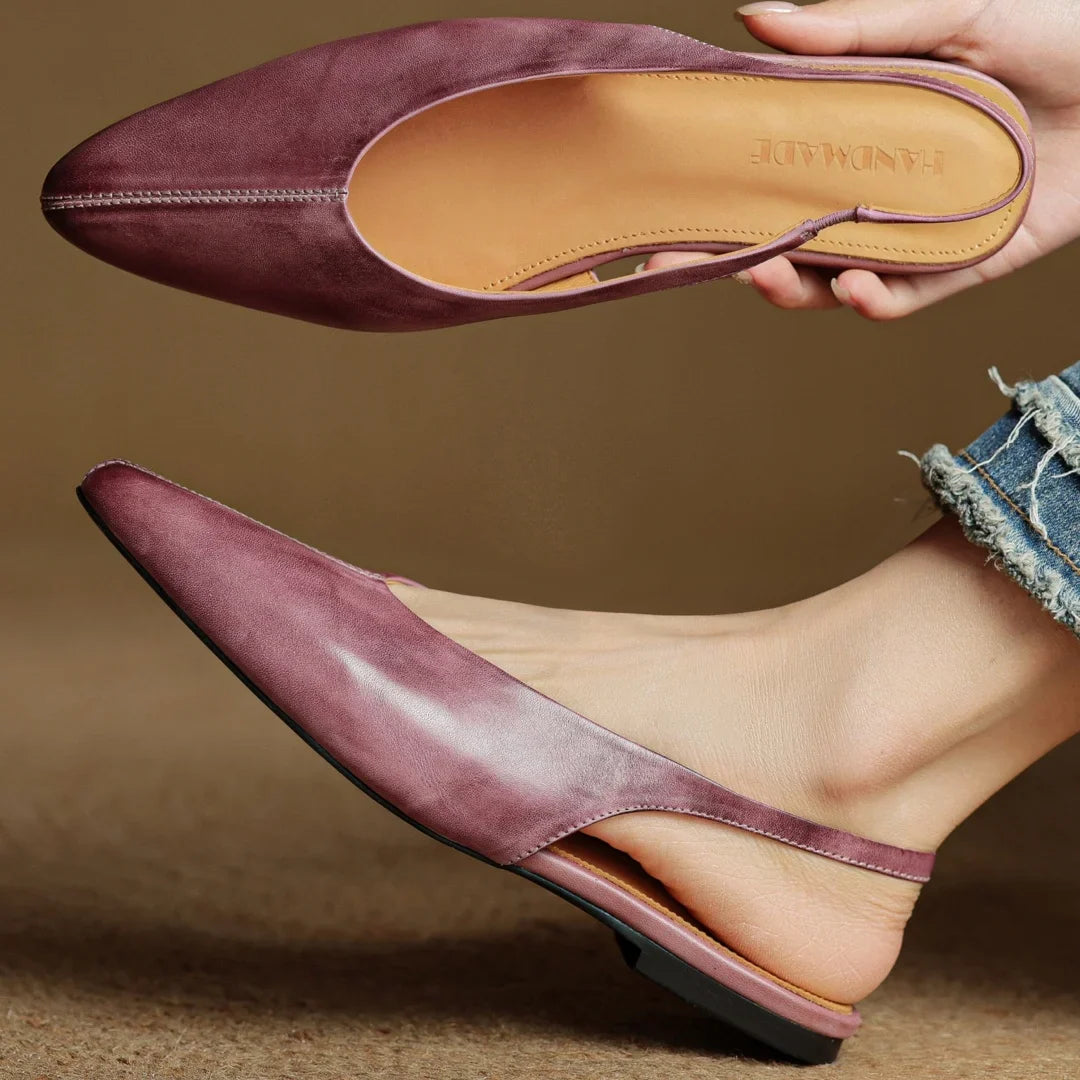 Juliet Genuine Leather Flats