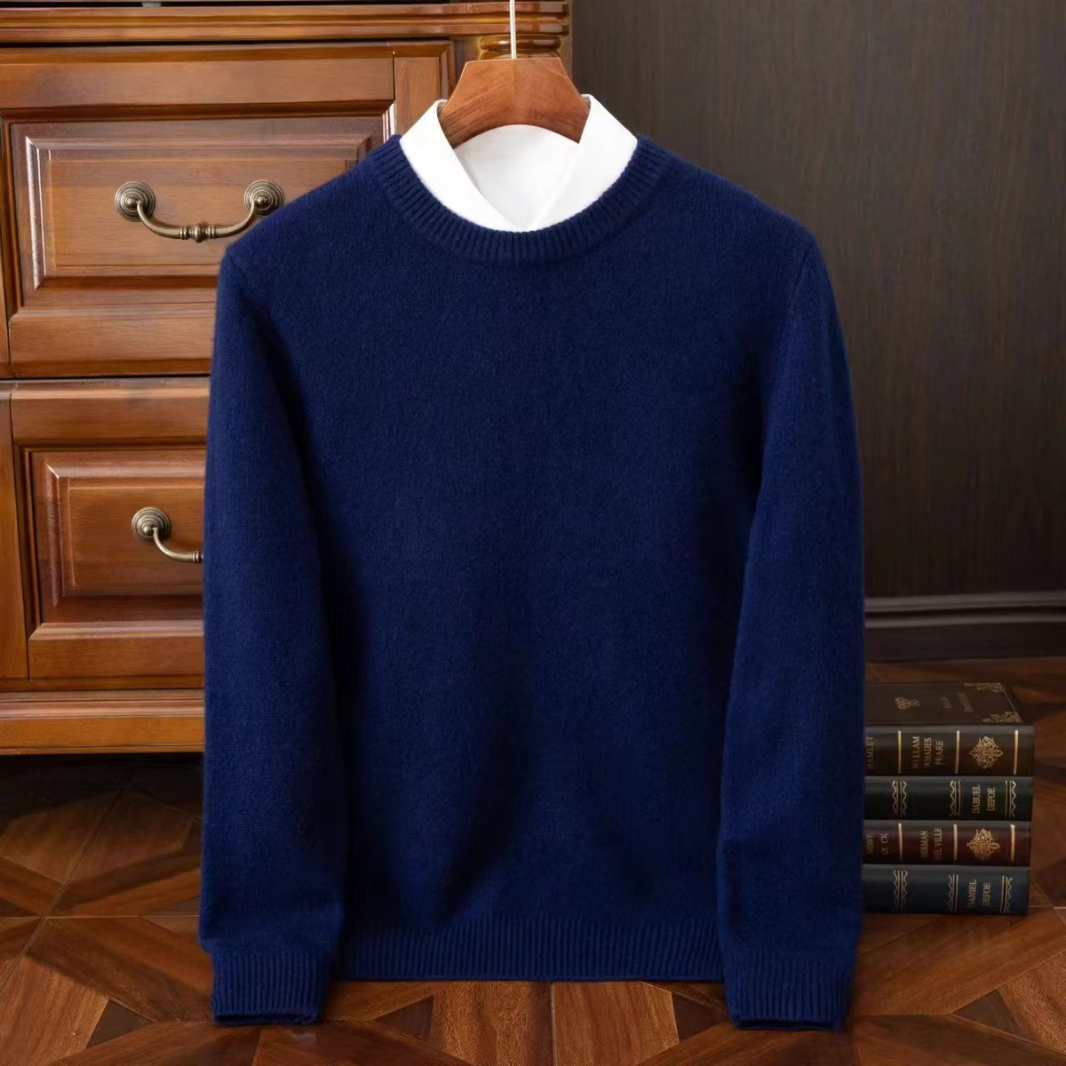 Men's Cashmere Blend Oversized Knit Jumper