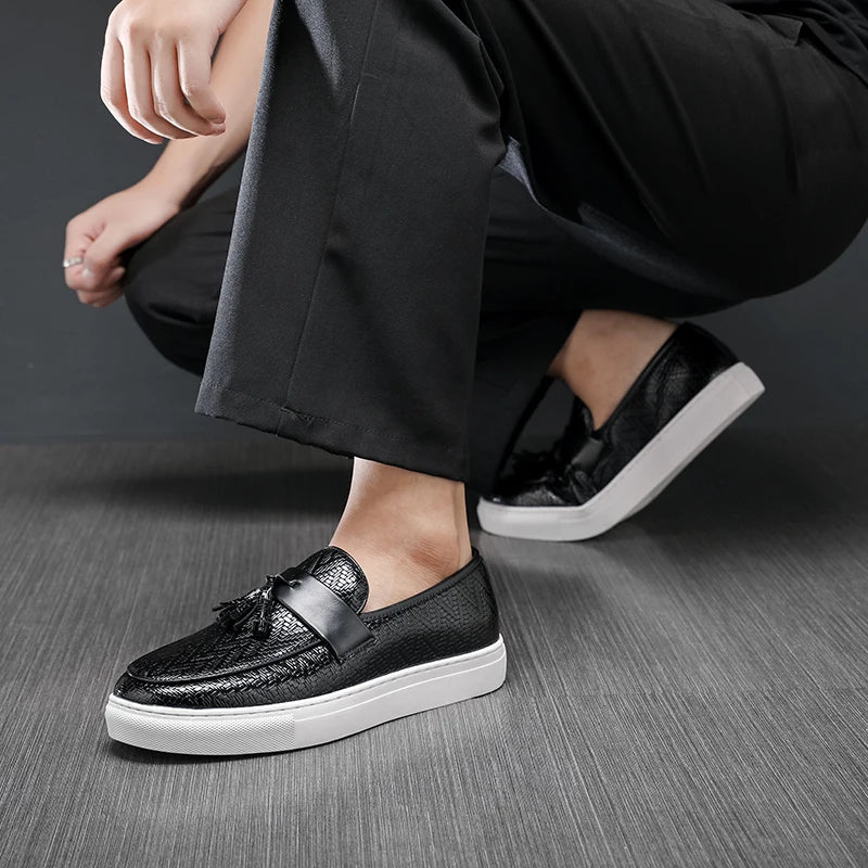 Vandro Leather Loafers