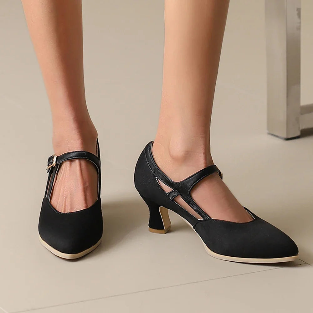 Eleanor Suede Heels