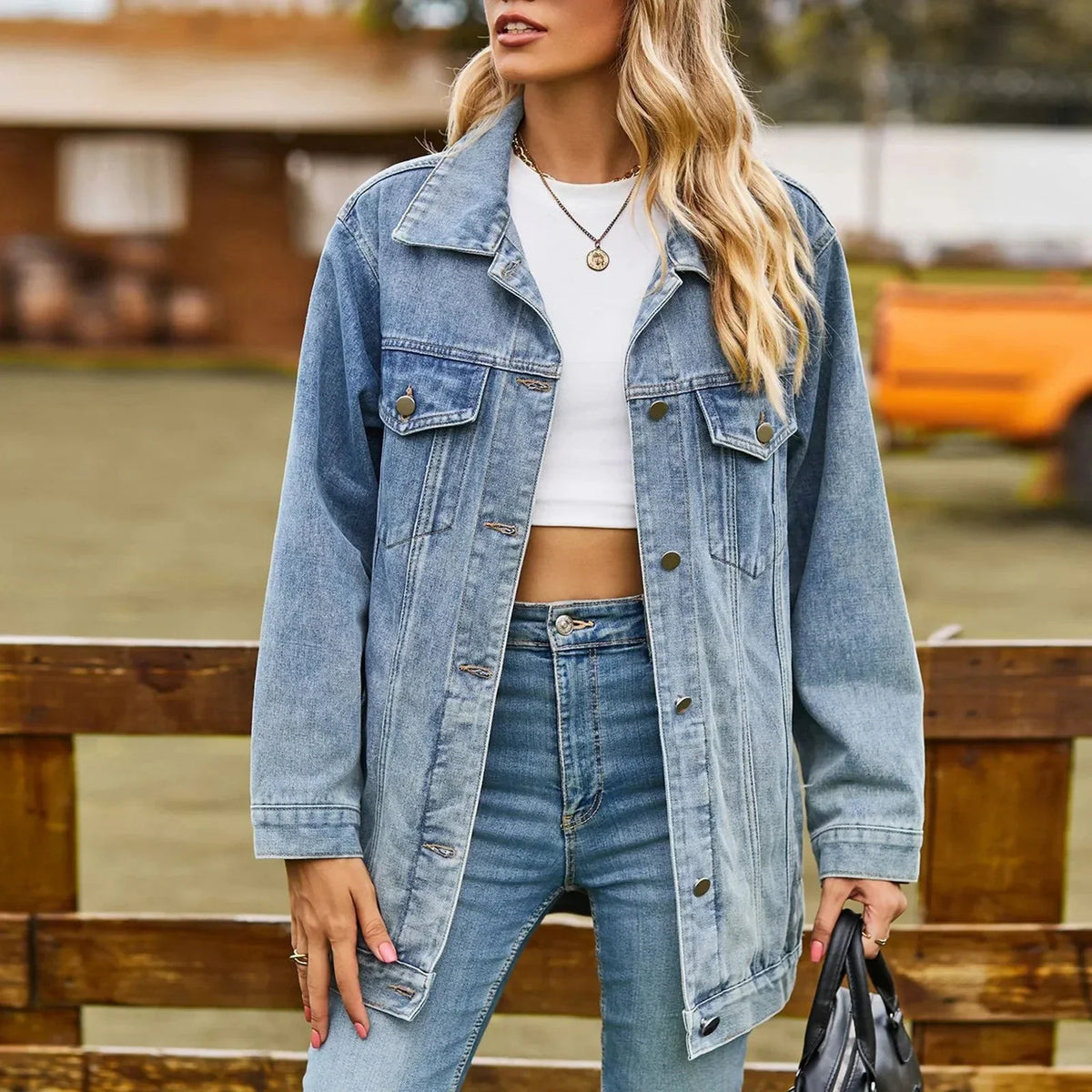 Women’s Harper Vintage Denim Jacket