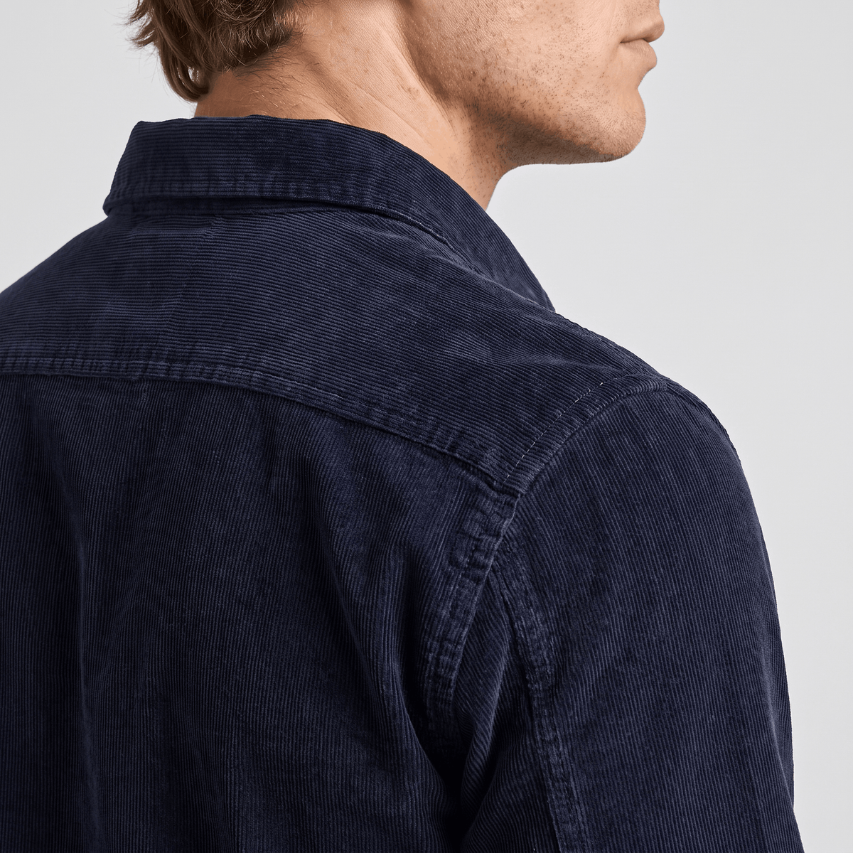 Steven Classic Corduroy Shirt – Regular Fit Spread Collar Twin Flap Pocket Everyday Top