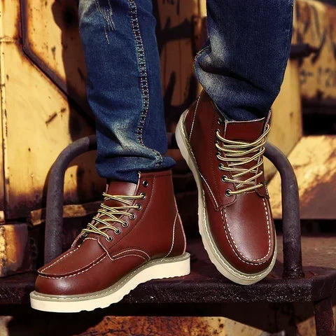 Men's Lace-Up Ankle Boots