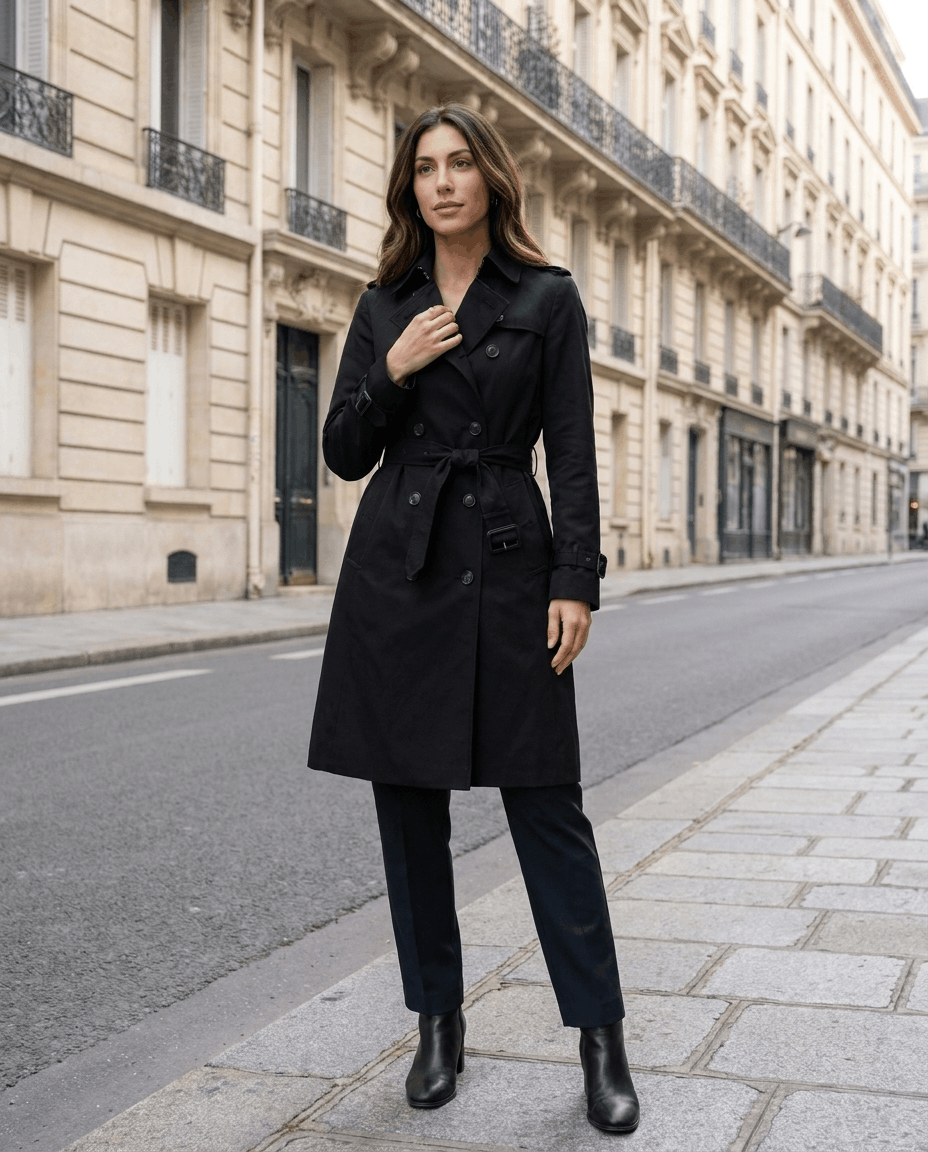 Trench Coat for Women – Mid-Length & Versatile Layering | Luela