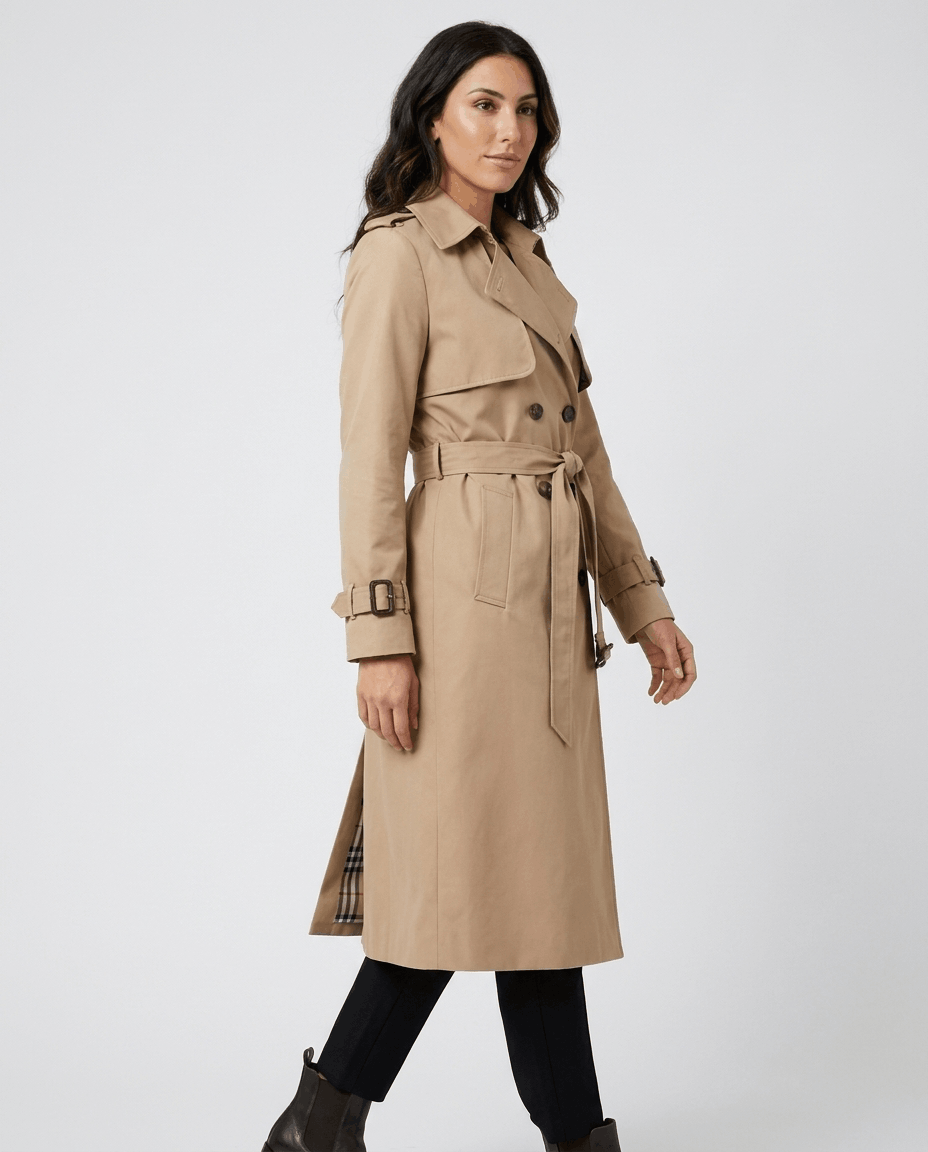 Trench Coat for Women – Mid-Length & Versatile Layering | Luela