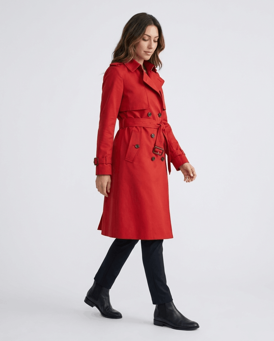 Trench Coat for Women – Mid-Length & Versatile Layering | Luela