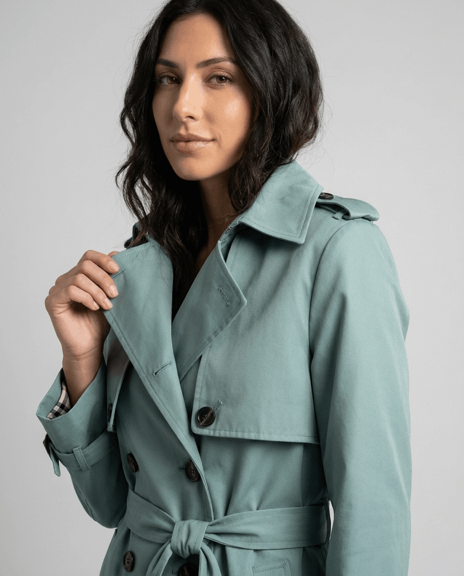 Trench Coat for Women – Mid-Length & Versatile Layering | Luela